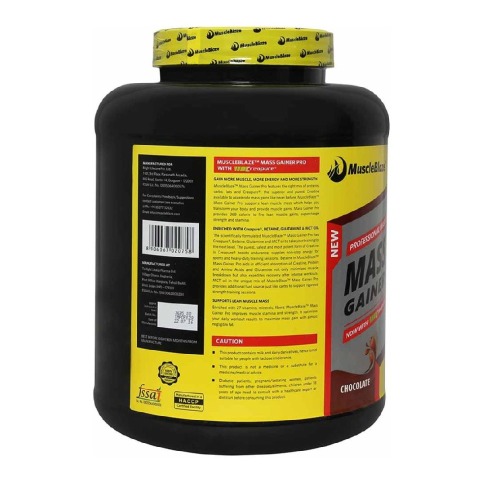 MuscleBlaze Mass Gainer PRO with Creapure, 6.6 lb Chocolate MuscleBlaze Mass Gainer PRO with Creapure, 6.6 lb Chocolate