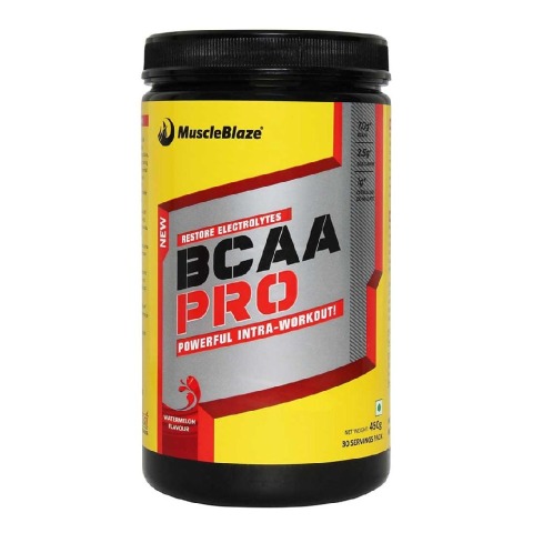 MuscleBlaze BCAA Pro Intra-workout with BCAA Electrolytes Citrulline Malate & Glutamine, 0.99 lb Watermelon MuscleBlaze BCAA Pro Intra-workout with BCAA Electrolytes Citrulline Malate & Glutamine, 0.99 lb Watermelon