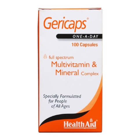HealthAid Gericaps, Unflavoured 100 capsules HealthAid Gericaps, Unflavoured 100 capsules
