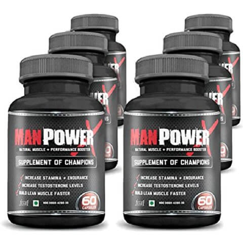 Man Power X Pack of 6, 360 capsules Unflavoured Man Power X Pack of 6, 360 capsules Unflavoured