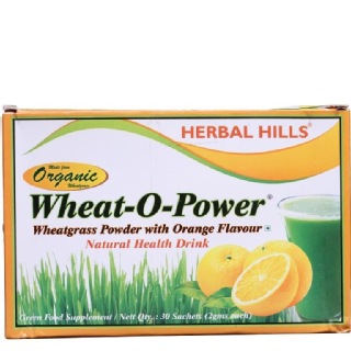 Herbal Hills Wheat-O-Power Orange Flavour, 30 Piece(s)/Pack