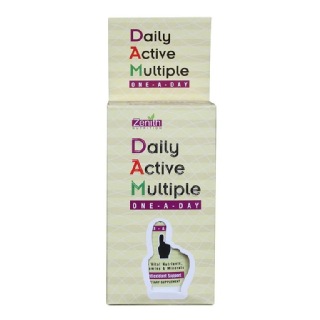 Zenith Nutrition Daily Active Multiple One A Day, Unflavoured 60 Capsules