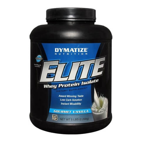 Dymatize Elite Whey Protein Isolate,  5 lb  Gourmet Vanilla 