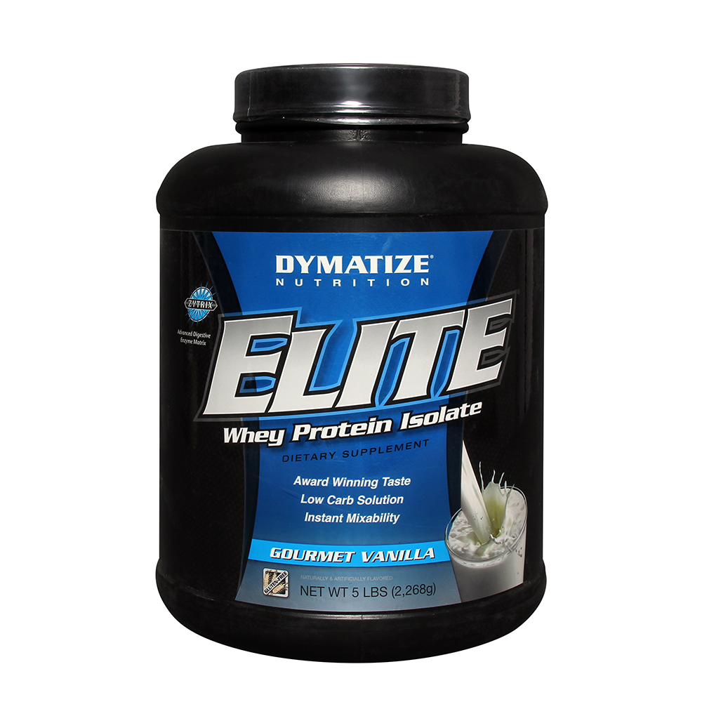Dymatize Elite Whey Protein Isolate,  5 lb  Gourmet Vanilla 