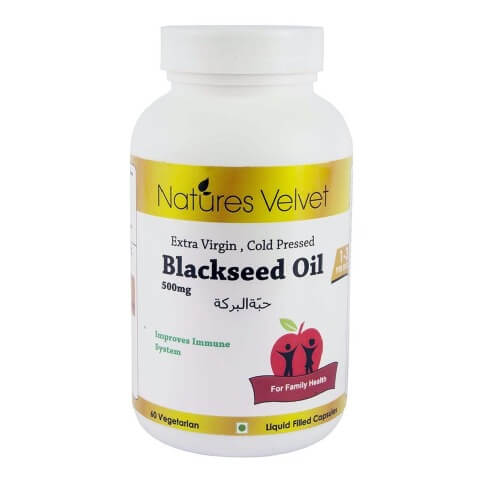 Natures Velvet Blackseed Oil (500 mg), 60 capsules