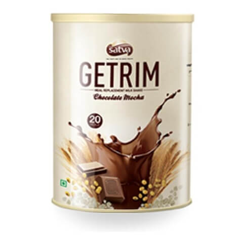 Satva Getrim Meal Replacement Milk Shake, 0.5 kg Chocolate Mocha
