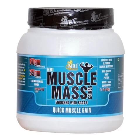 NRI Formulation Muscle Mass Gainer,  1.1 lb  Chocolate 