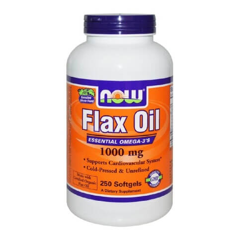 Now Flax Oil (1000mg), 250 softgels Now Flax Oil (1000mg), 250 softgels
