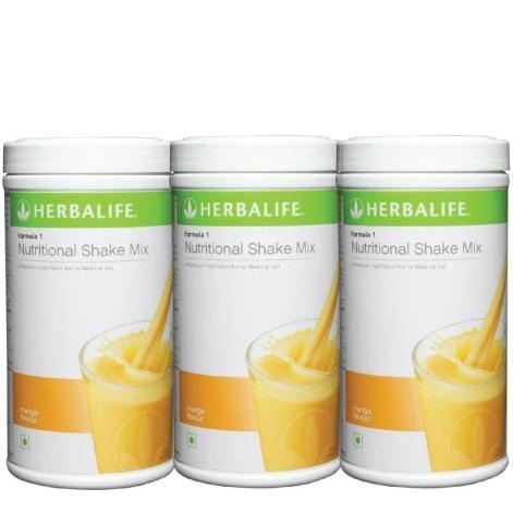 Herbalife Formula 1 Nutritional Shake Mix Mango - Pack of 3