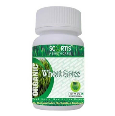 Scortis Wheat Grass Powder, 27 g Scortis Wheat Grass Powder, 27 g