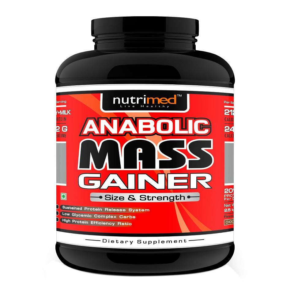 Nutrimed Anabolic Mass Gainer,  Chocolate  5.5 lb 