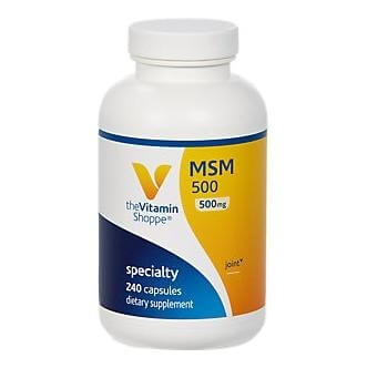 The Vitamin Shoppe MSM (500 mg),  240 capsules 