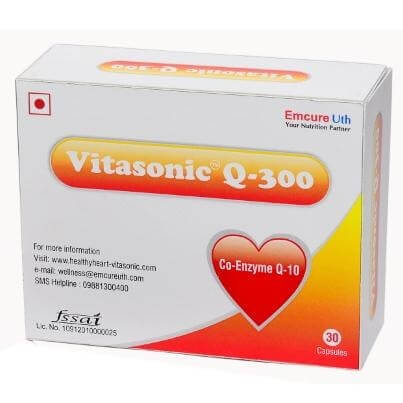 Emcure Uth Vitasonic Q 300, 30 capsules Emcure Uth Vitasonic Q 300, 30 capsules