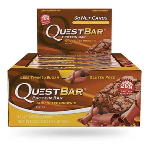 Quest Protein Bar, 12 Piece(s)/Pack Chocolate Brownie Quest Protein Bar, 12 Piece(s)/Pack Chocolate Brownie