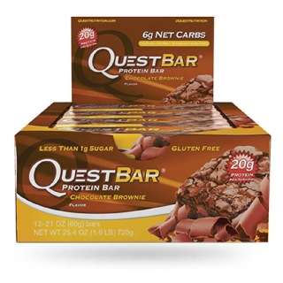 Quest Protein Bar, 12 Piece(s)/Pack Chocolate Brownie