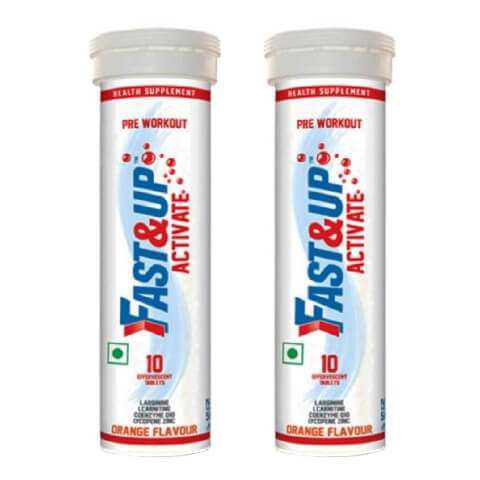 Fast & Up Pre-Workout Activate,  2 Piece(s)/Pack  Orange 
