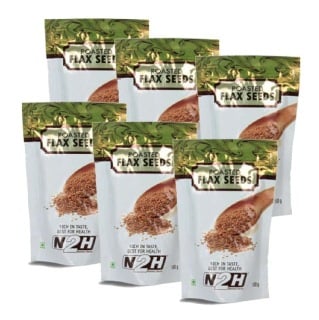 N2H Roasted Flax Seeds (Pack of 6), 100 g