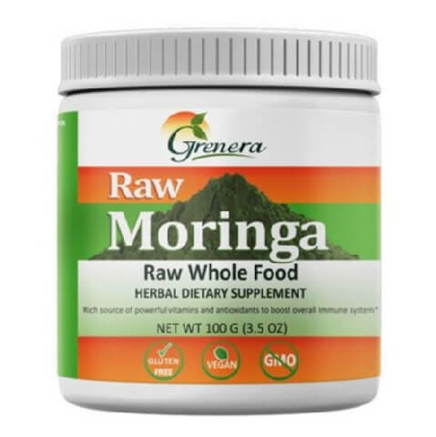 Grenera Raw Moringa Powder, 100 g Grenera Raw Moringa Powder, 100 g