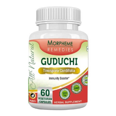 Morpheme Remedies Guduchi (500 mg), 60 veggie capsule(s) Morpheme Remedies Guduchi (500 mg), 60 veggie capsule(s)