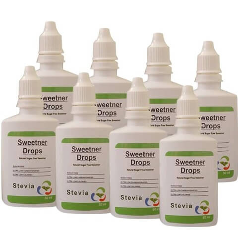 Healthfarm Stevia Sweetner Drops (Pack of 8), 50 ml Healthfarm Stevia Sweetner Drops (Pack of 8), 50 ml