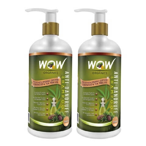 WOW Anti Dandruff Shampoo (Pack of 2), 300 ml Anti Dandruff WOW Anti Dandruff Shampoo (Pack of 2), 300 ml Anti Dandruff