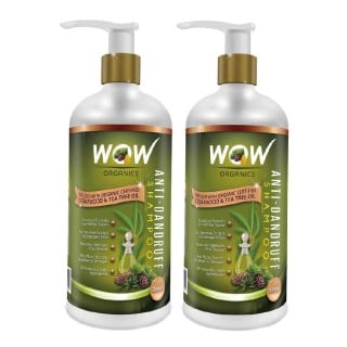 WOW Anti Dandruff Shampoo (Pack of 2), 300 ml Anti Dandruff