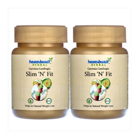 Healthbuddy Herbal Garcinia Cambogia Slim 'N' Fit (Pack of 2), 30 capsules Healthbuddy Herbal Garcinia Cambogia Slim 'N' Fit (Pack of 2), 30 capsules
