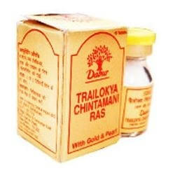 Dabur Trailokya Chintamani Ras, 10 tablet(s) Dabur Trailokya Chintamani Ras, 10 tablet(s)