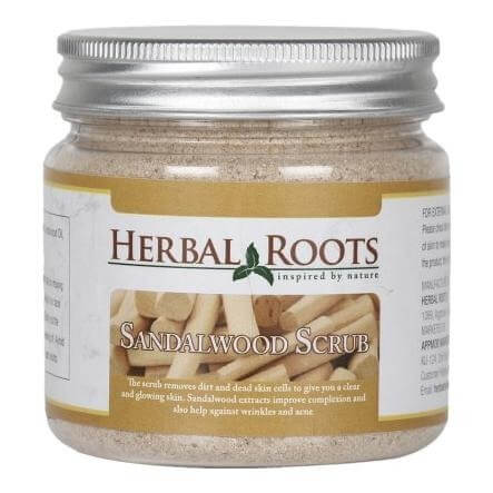 Herbal Roots Sandalwood Scrub, 100 g Anti-acne & Pimples Herbal Roots Sandalwood Scrub, 100 g Anti-acne & Pimples