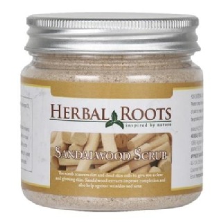 Herbal Roots Sandalwood Scrub, 100 g Anti-acne & Pimples