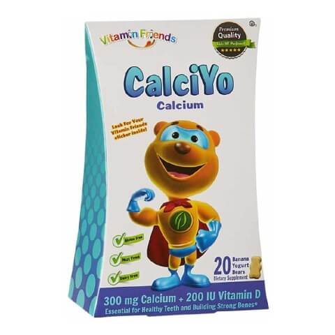 Vitamin Friends Calciyo Calcium, Banana 20 gummies Vitamin Friends Calciyo Calcium, Banana 20 gummies