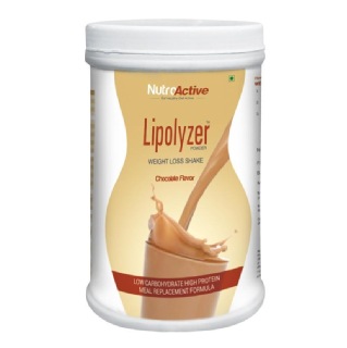 NutroActive Lipolyzer Weight Loss Shake, 0.5 kg Chocolate