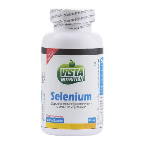 Vista Nutrition Selenium (200 mcg), 120 veggie capsule(s) Vista Nutrition Selenium (200 mcg), 120 veggie capsule(s)
