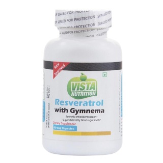 Vista Nutrition Resveratrol Plus With Gymnema, 60 capsules