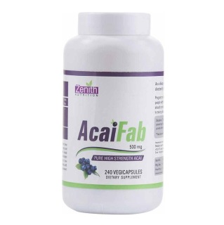 Zenith Nutrition AcaiFab (500mg), 240 veggie capsule(s) Unflavoured