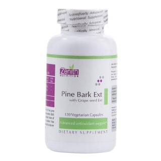 Zenith Nutrition Pine Bark Ext with Grape Seed Ext, 120 capsules