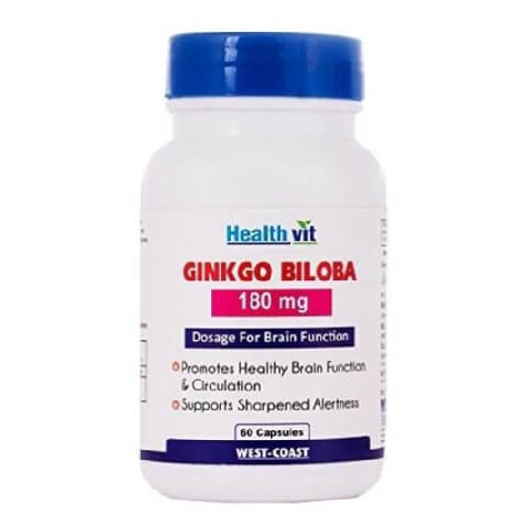Healthvit Ginkgo Biloba (180 mg), 60 capsules Healthvit Ginkgo Biloba (180 mg), 60 capsules