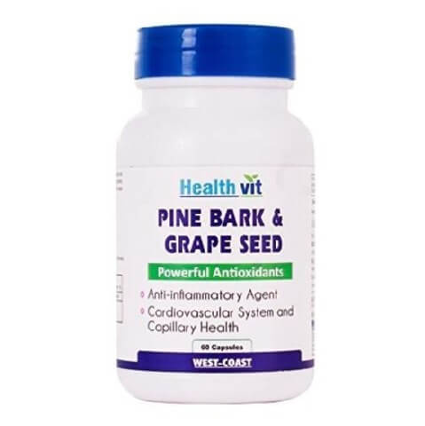 Healthvit Pine Bark & Grape Seed, 60 capsules Healthvit Pine Bark & Grape Seed, 60 capsules
