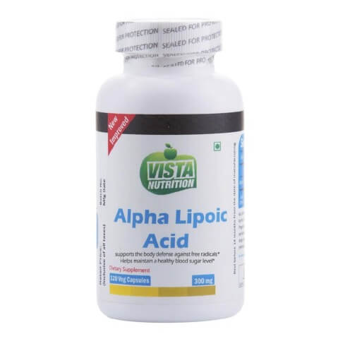 Vista Nutrition Alpha Lipoic Acid, 120 capsules Vista Nutrition Alpha Lipoic Acid, 120 capsules