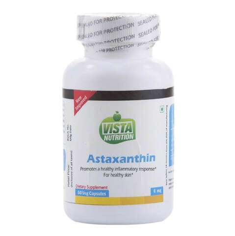 Vista Nutrition Astaxanthin, 60 capsules Vista Nutrition Astaxanthin, 60 capsules