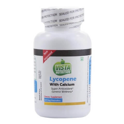 Vista Nutrition Lycopene with Calcium, 30 capsules Vista Nutrition Lycopene with Calcium, 30 capsules