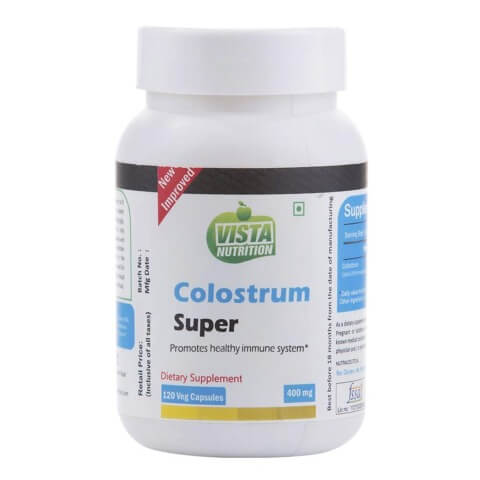 Vista Nutrition Colostrum Super (400 mg), 120 capsules Vista Nutrition Colostrum Super (400 mg), 120 capsules