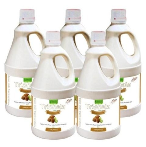 Bhumija Triphala Juice, 1 L - Pack of 5 Bhumija Triphala Juice, 1 L - Pack of 5