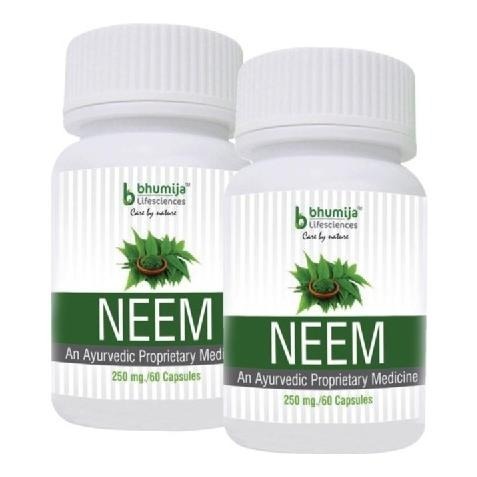 Bhumija Neem, 60 capsules - Pack of 2 Bhumija Neem, 60 capsules - Pack of 2