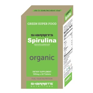 Sharrets Spirulina Organic, 60 tablet(s)