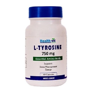 Healthvit L-Tyrosine (750 mg), 60 capsules