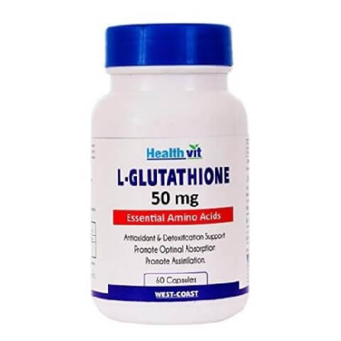 Healthvit L-Glutathione (50 mg), 60 capsules Healthvit L-Glutathione (50 mg), 60 capsules