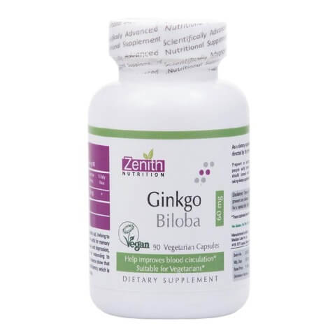 Zenith Nutrition Ginkgo Biloba, 90 veggie capsule(s) Zenith Nutrition Ginkgo Biloba, 90 veggie capsule(s)