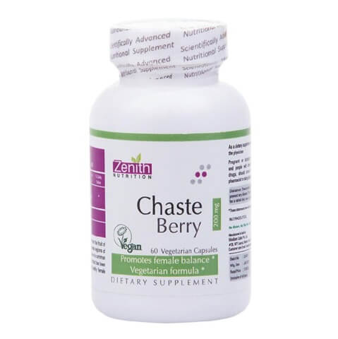 Zenith Nutrition Chaste Berry (200 mg), 60 veggie capsule(s) Zenith Nutrition Chaste Berry (200 mg), 60 veggie capsule(s)