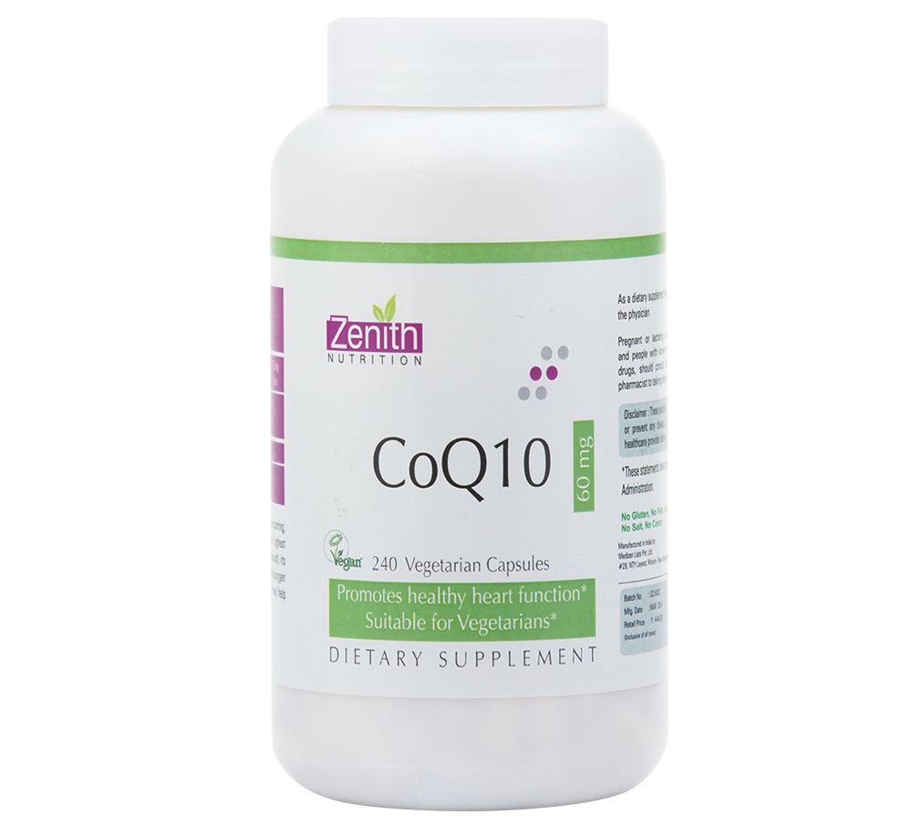Zenith Nutrition CoQ10,  240 veggie capsule(s) 